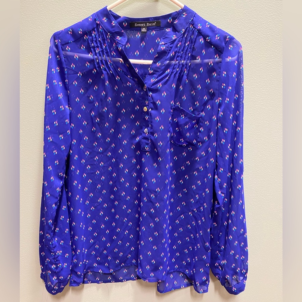 Women's Blue Blouse